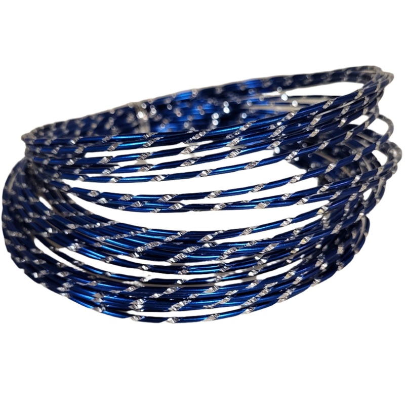 WR03-31 (16962) – Diamond Cut Wire Royal 5.5Yd REG $6.20