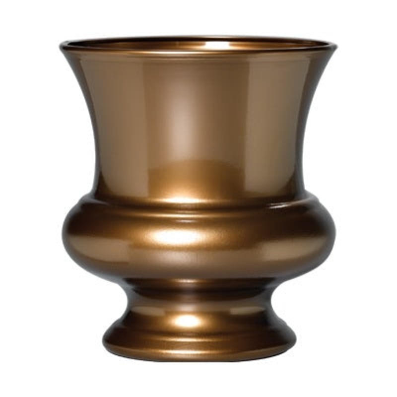80-12-175 (11506) – Designer Urn 7.75 Antique Brass