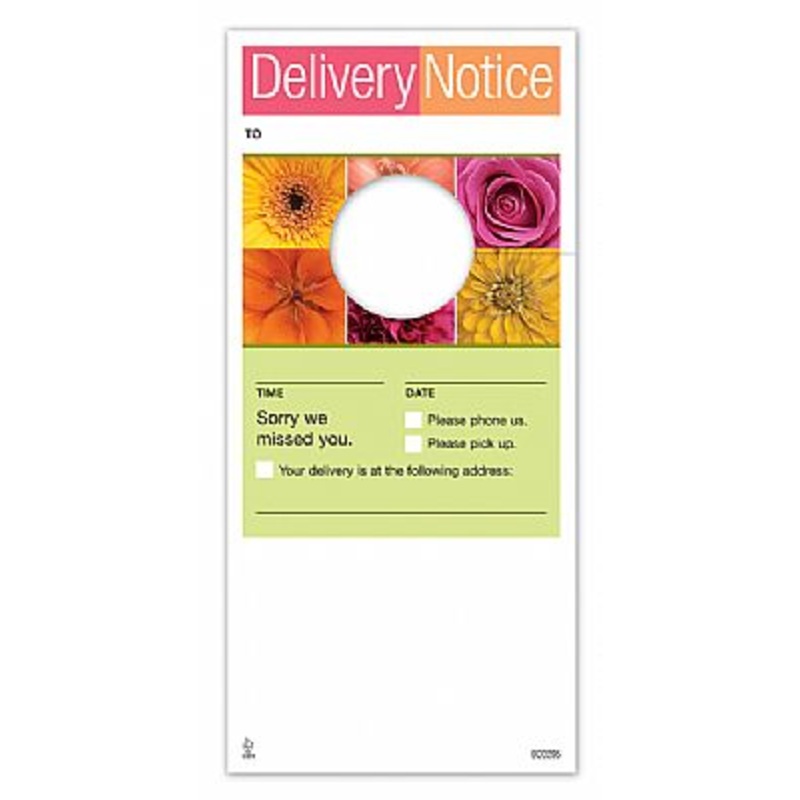 BC0295 (11087) – Tell Tag – Delivery Notice 100/Pk