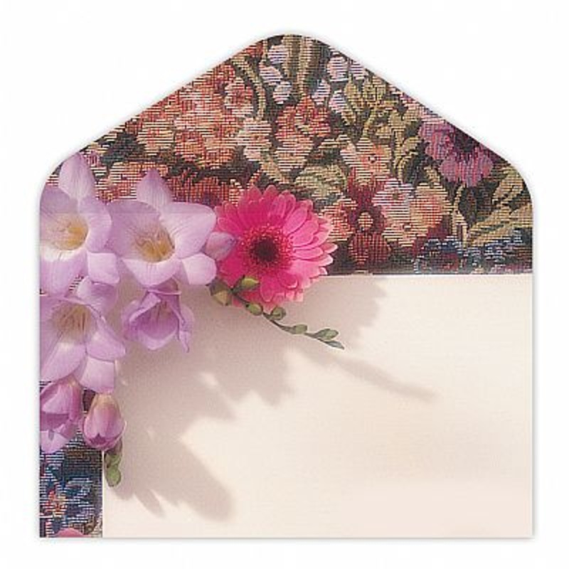 DM2059 (12783) – Envelopes #56 Floral Lavender, 4.5 x 3