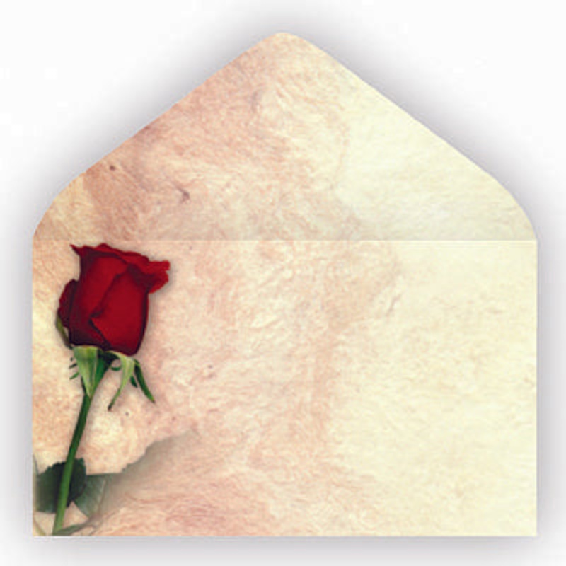 EA0715 (26554) – Envelopes #63 Red Rose Dynasty, 4.25 x 2.5