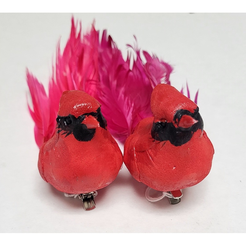 X12884 (29528) – Feather Tail Bird Red 12/Bx