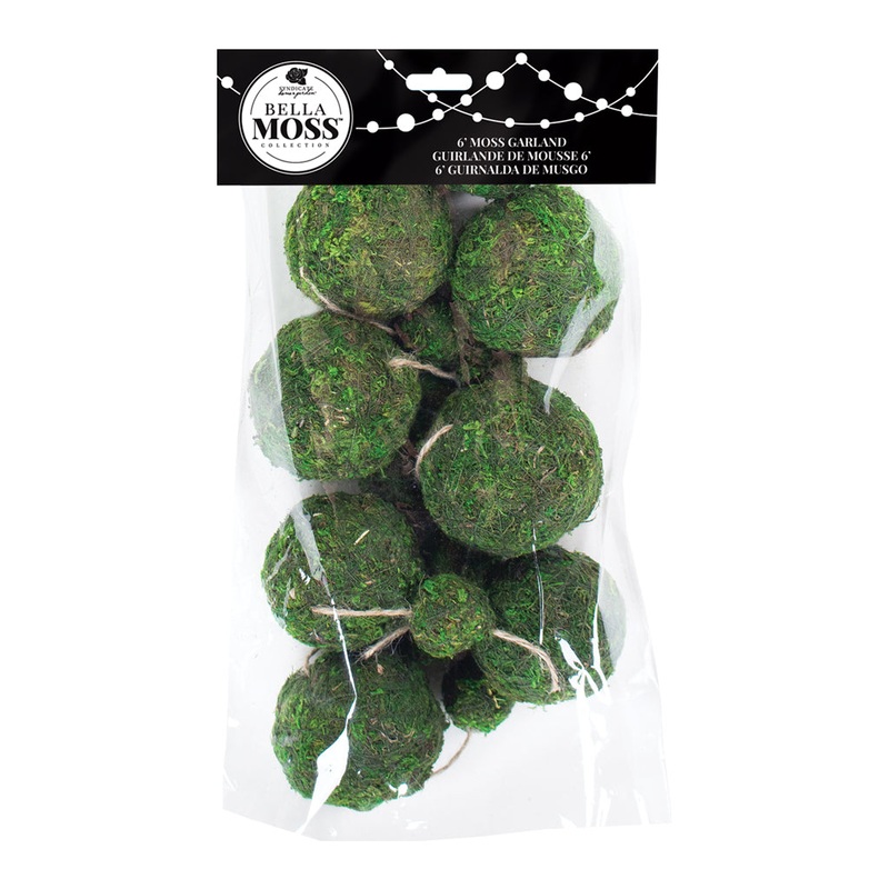 1260-06-070 (28799) – Moss Ball Garland One Size 6′