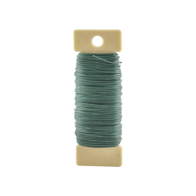 533-160-07 (10861) – Paddle Wire 28 Gauge Green