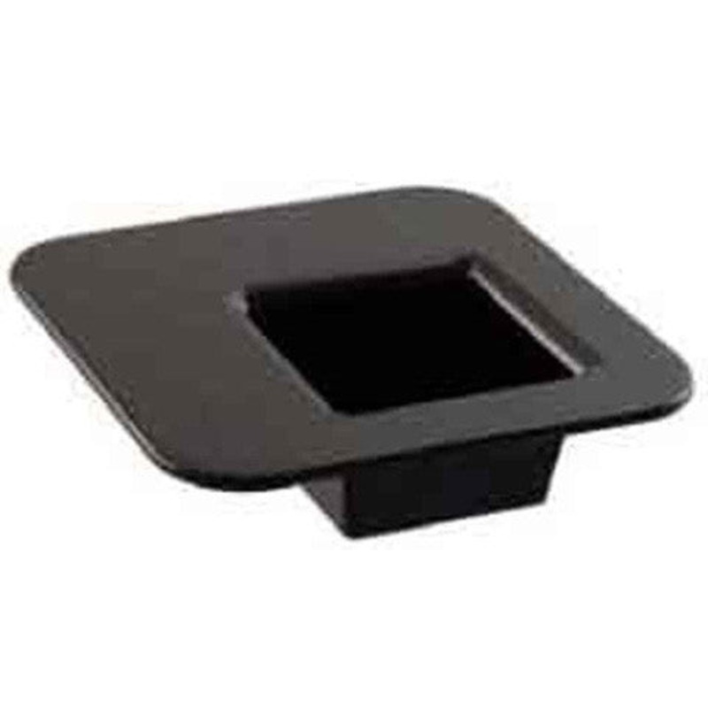 DL66 (13738) – Plastic Large Square Mesa Black