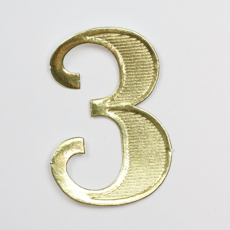 MJ40013/3 (24598) – Number 3 Gold 25/Bag