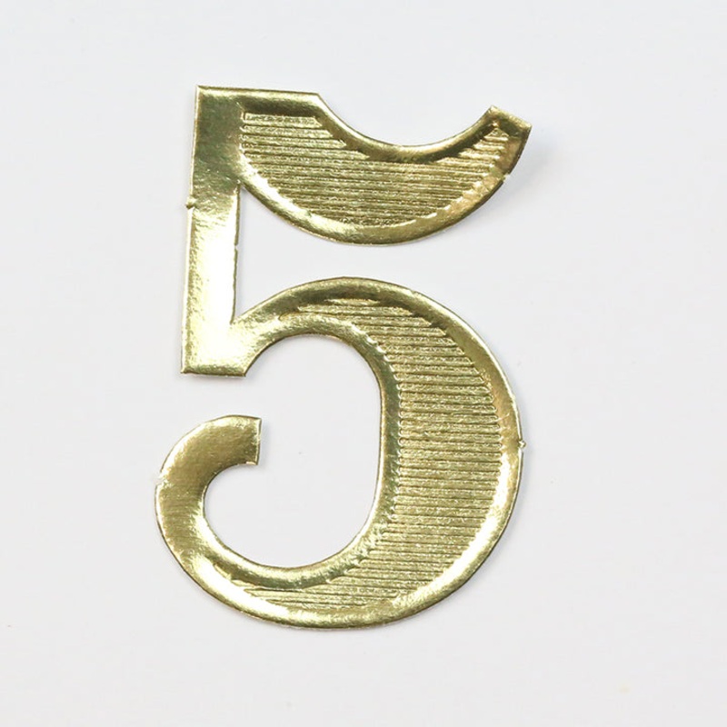 MJ40013/5 (24600) – Number 5 Gold 25/Bag