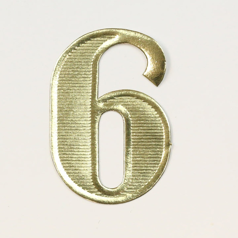 MJ40013/6 (24601) – Number 6 Gold 25/Bag