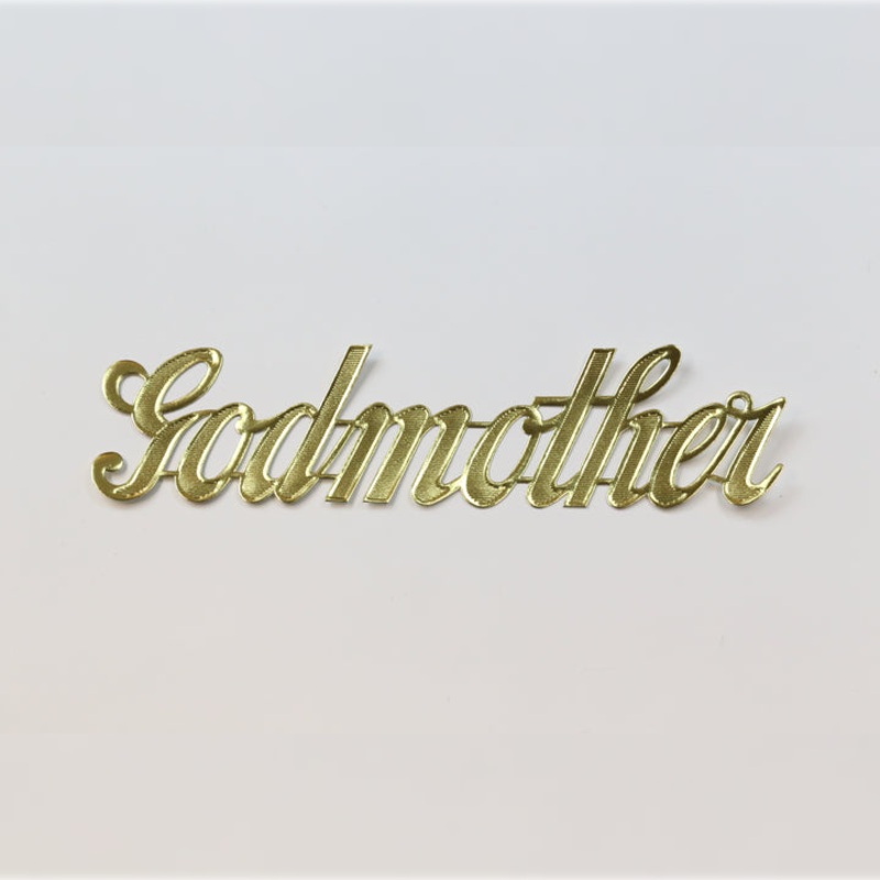 MJ40014/GDM (23695) – Script Word Godmother 10/Bg