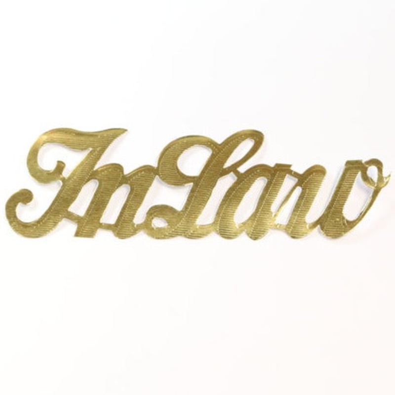 MJ40014/IL (11736) – Script Word Inlaw Gold 10/Bg