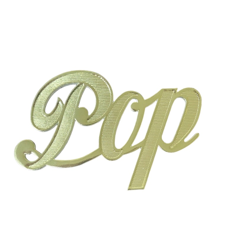 MJ40014/POP (11750) – Script Word Pop Gold 10/Bg