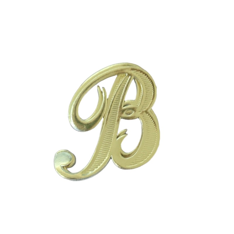 MJ40182/B (12707) – Script Letter B Gold 25/Bag