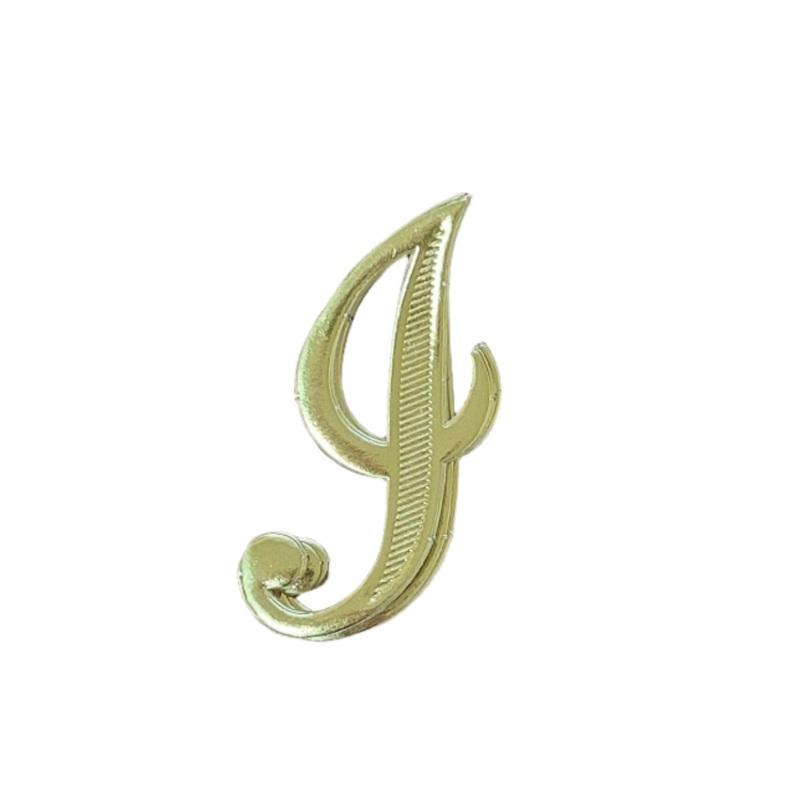 MJ40182/I (12714) – Script Letter I Gold 25/Bag