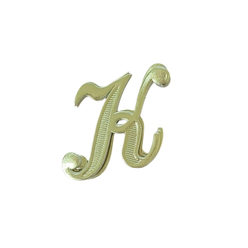 MJ40182/K (12716) – Script Letter K Gold 25/Bag