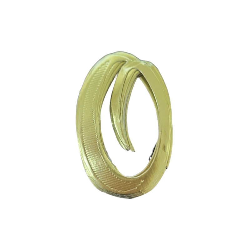 MJ40182/O (12720) – Script Letter O Gold 25/Bag