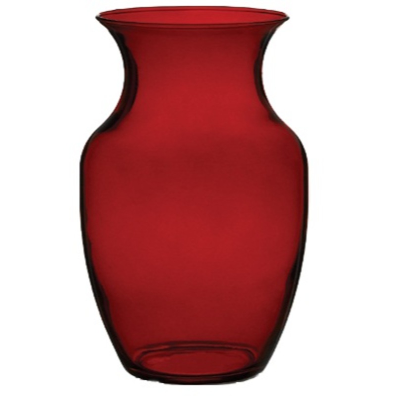 RBY999 (10847) – Rose Vase 8 Ruby, 6/Cs