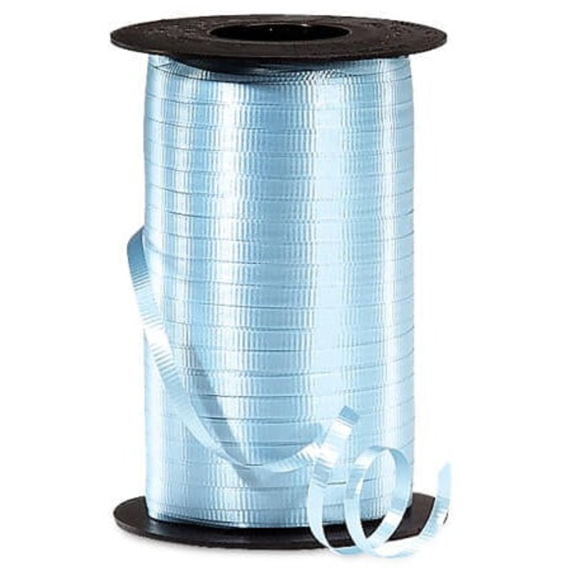01 03 (11247) – Curling Ribbon – 3/16 x 500yd – Light Blue