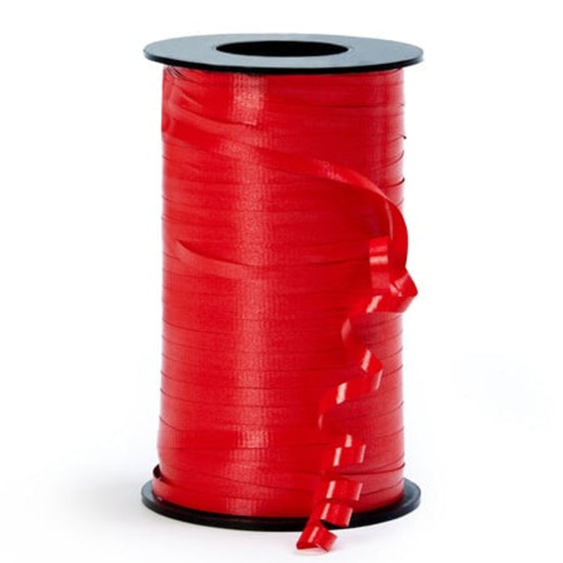 1 252 (28211) – Curling Ribbon – 3/16 x 500yd – Hot Red