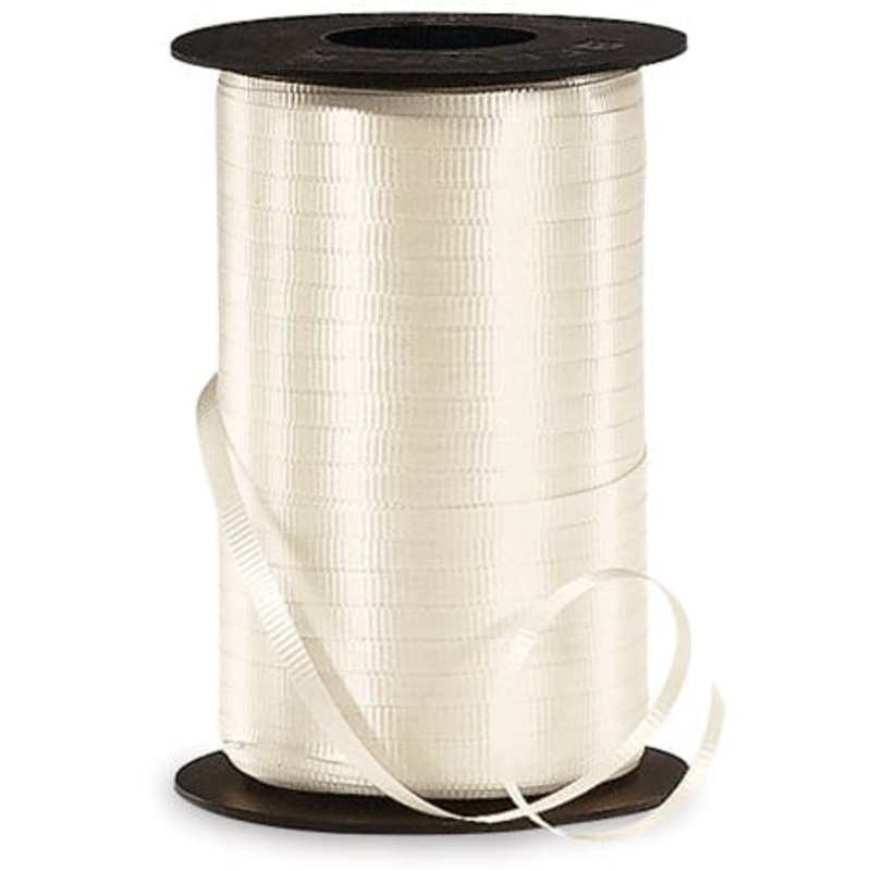 1 86 (11252) – Curling Ribbon – 3/16 x 500yd – Ivory