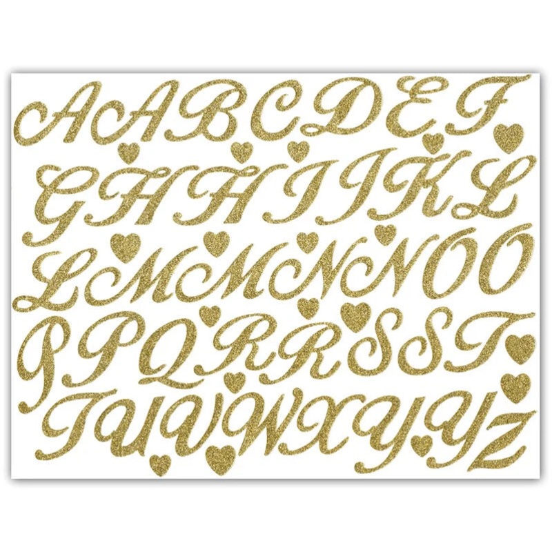 (16166) CAPITAL LETTERS  – Sticker Capital Letters 37/Page