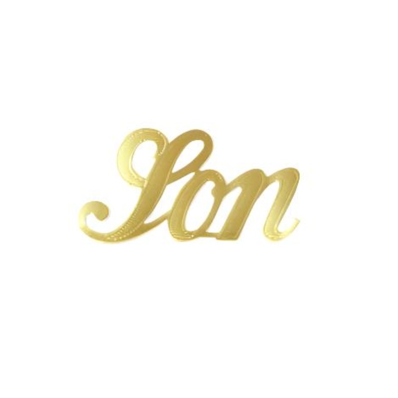 MJ40014/SON (11753) – Script Word Son Gold 10/Bg
