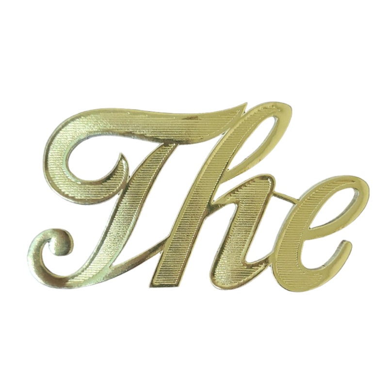 MJ40014/THE (11756) – Script Word The Gold 10/Bg