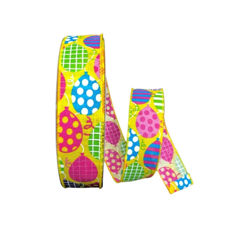 Q501909-09-619 (29093) – Balloons Colorful – 1.5 x 50yd