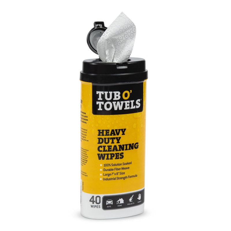 TW40 (27863) – Tub O’ Towels 7X 8 40 Wipes