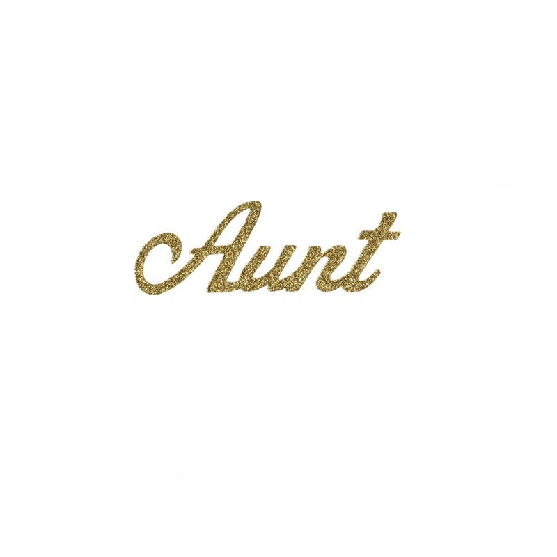 WORDFORM AUNT (16141) – Sticker Script Aunt 20/Page