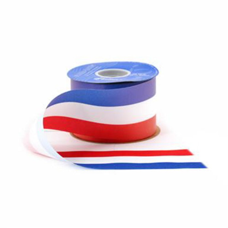 DK3-76 (16510) – Tri Color Red/White/Blue, #3 – 5/8 x 50yd