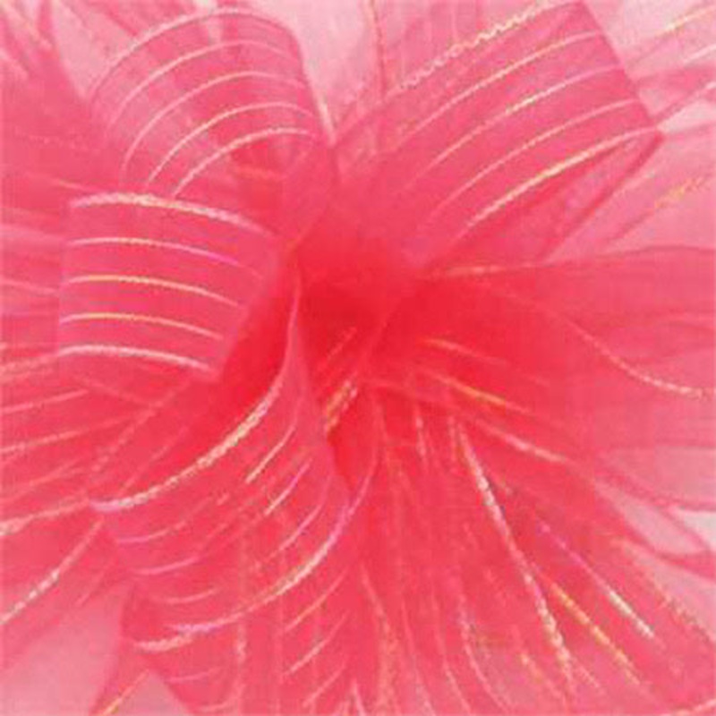 STR-003-50-FUC (24809) – Striped Chiffon #3 – 5/8 x 50yd – Fuchsia