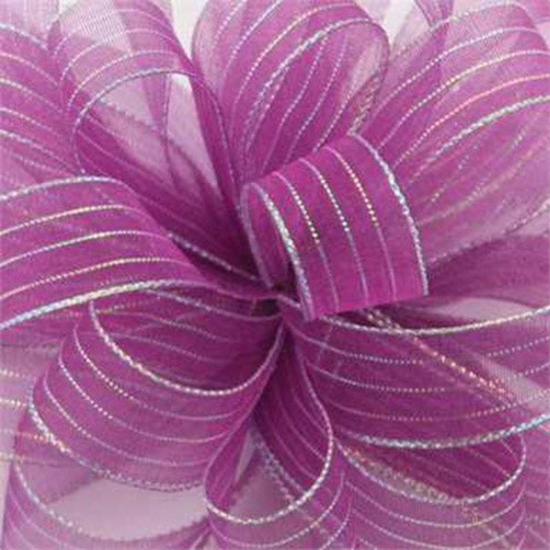 STR-003-50-PUR (24810) – Striped Chiffon #3 – 5/8 x 50yd – Purple