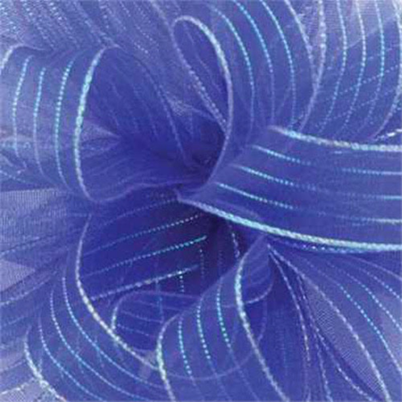 STR-003-50-ROY DISC (24807) – Striped Chiffon #3 – 5/8 x 50yd – Royal