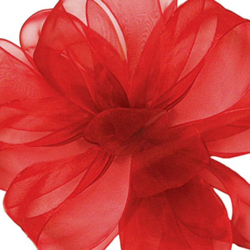 135075 (23876) – Sheer Asiana #9 – 1.5 x 100yd –  Red