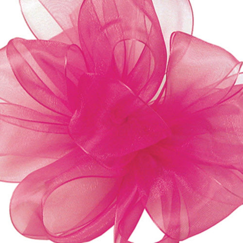 135358 (23867) – Sheer Asiana #9 – 1.5 x 100yd –  Shock Pink