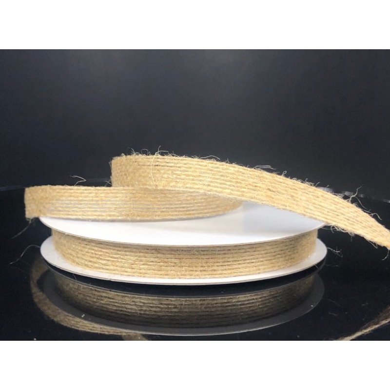 Q440801-15 (28329) – Narrow Burlap 3/8 X 10Y Natural