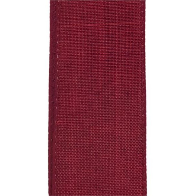 X314809-10 (28317) – Poly Linen Canvas #9 – 1.5 x 10Yd – Burgundy