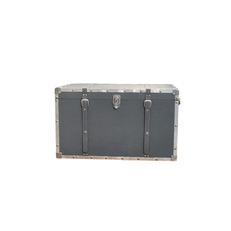 CFUR3060.GY+++ (19173) – Faux Linen Coated Trunk Lg Grey