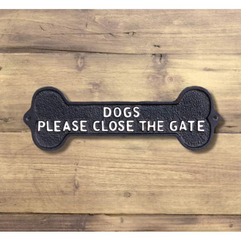 EHC82012 (26588) – Cast Iron Dog Bone Sign