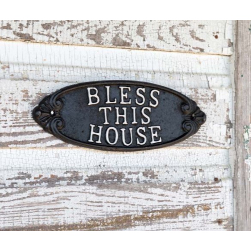 EWA82004 (25067) – Cast Iron Bless This House