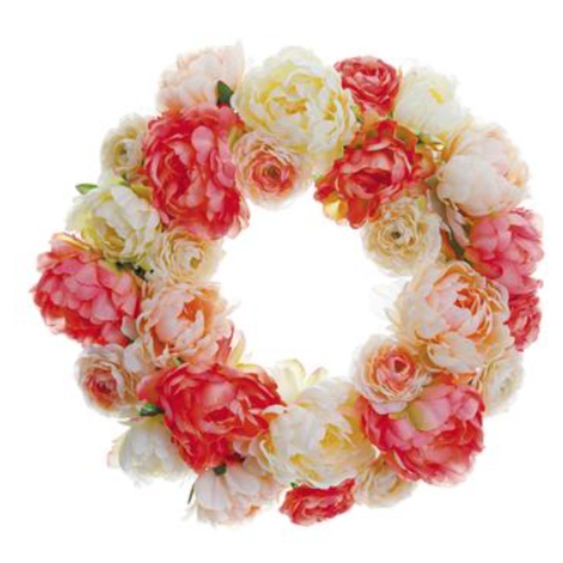 FWX111-CO/BS (30065) – Peony Twig Wreath 21 Co Blush