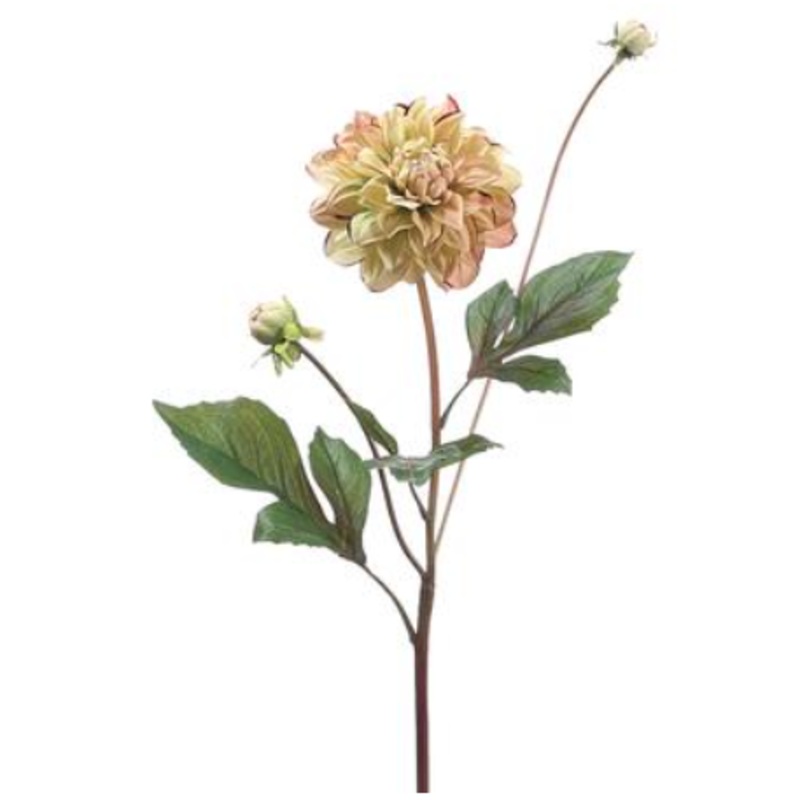 HSD613-GR/PU (30275) – Garden Dahlia Spray 26 Green/Purple