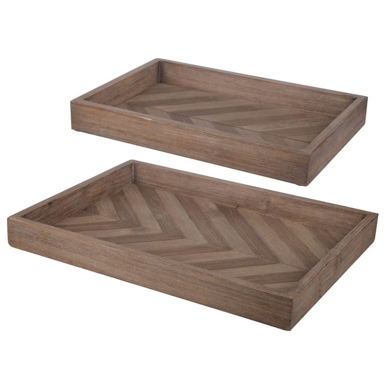 KIH40743+ (24572) – Wood Tray Small 16X11X2