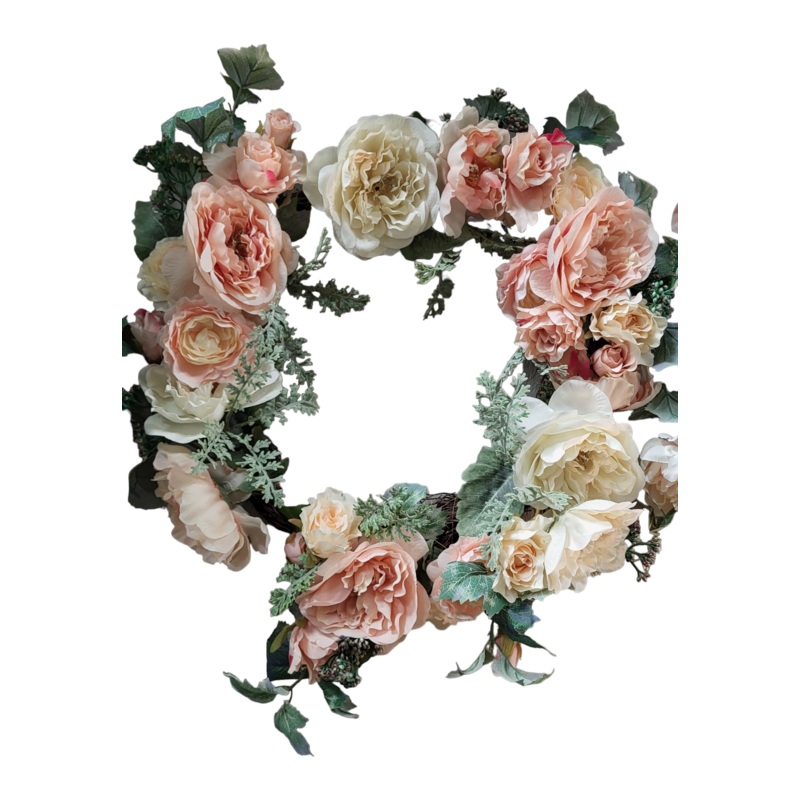 W3902008 (25699) – Mixed Floral Wreath 22