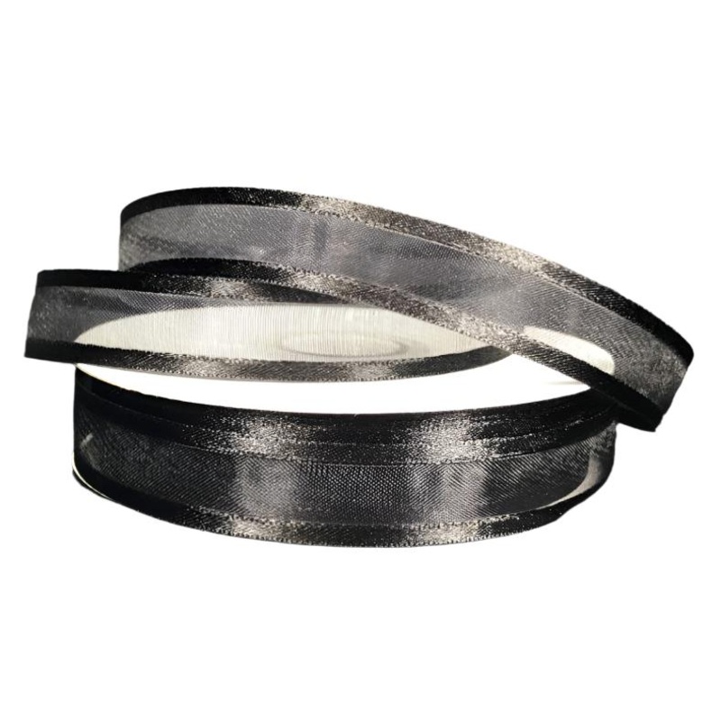 900803-21 (28629) – Satin Edge Sheer #3 – 5/8 x 25yd – Black