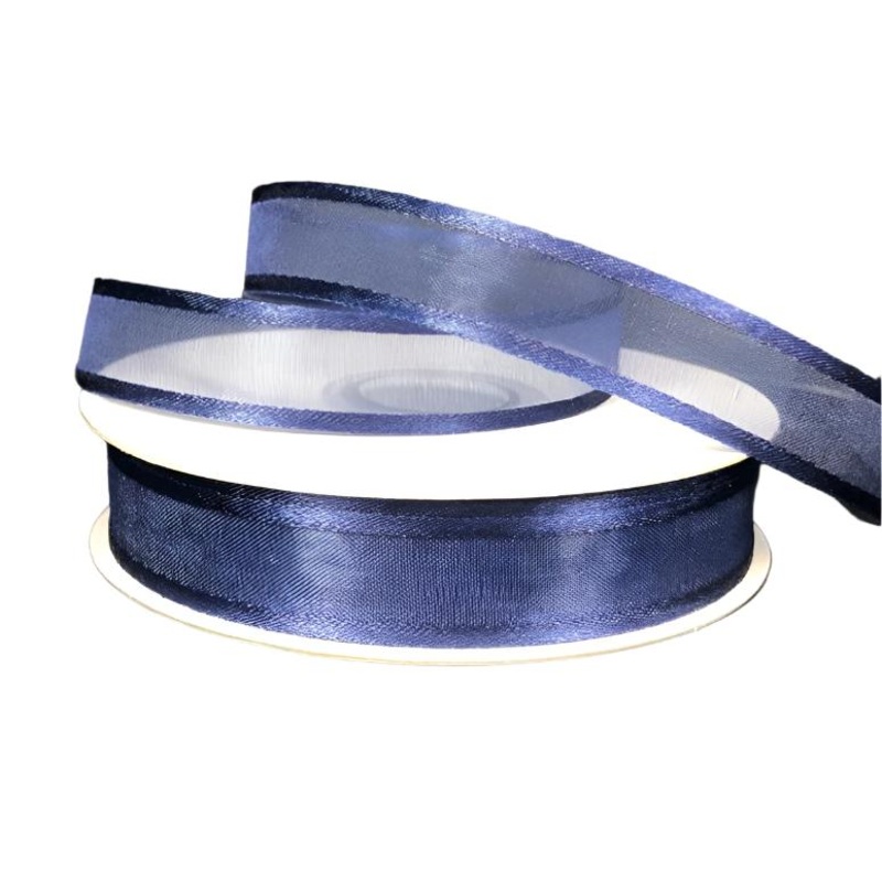 900803-27 (28637) – Satin Edge Sheer #3 – 5/8 x 25yd – Navy