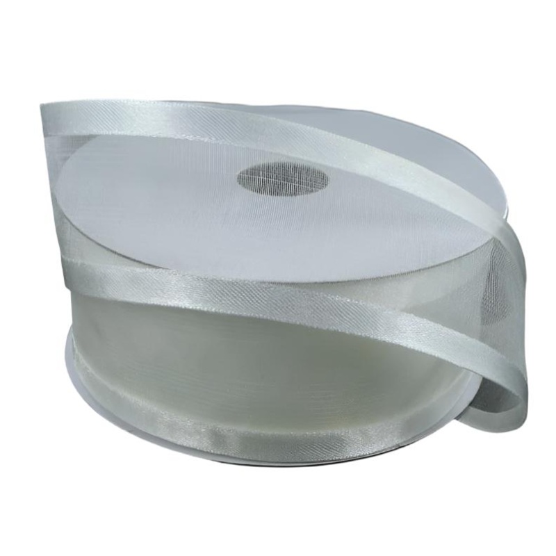 900809-01 (28612) – Satin Edge Sheer #9 – 1.5 x 25yd – White