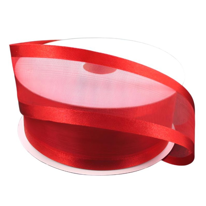 900809-12 (28613) – Satin Edge Sheer #9 – 1.5 x 25yd – Red