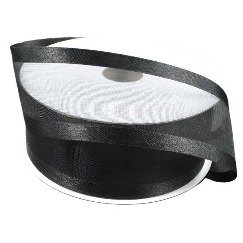 900809-21 (28615) – Satin Edge Sheer #9 – 1.5 x 25yd – Black