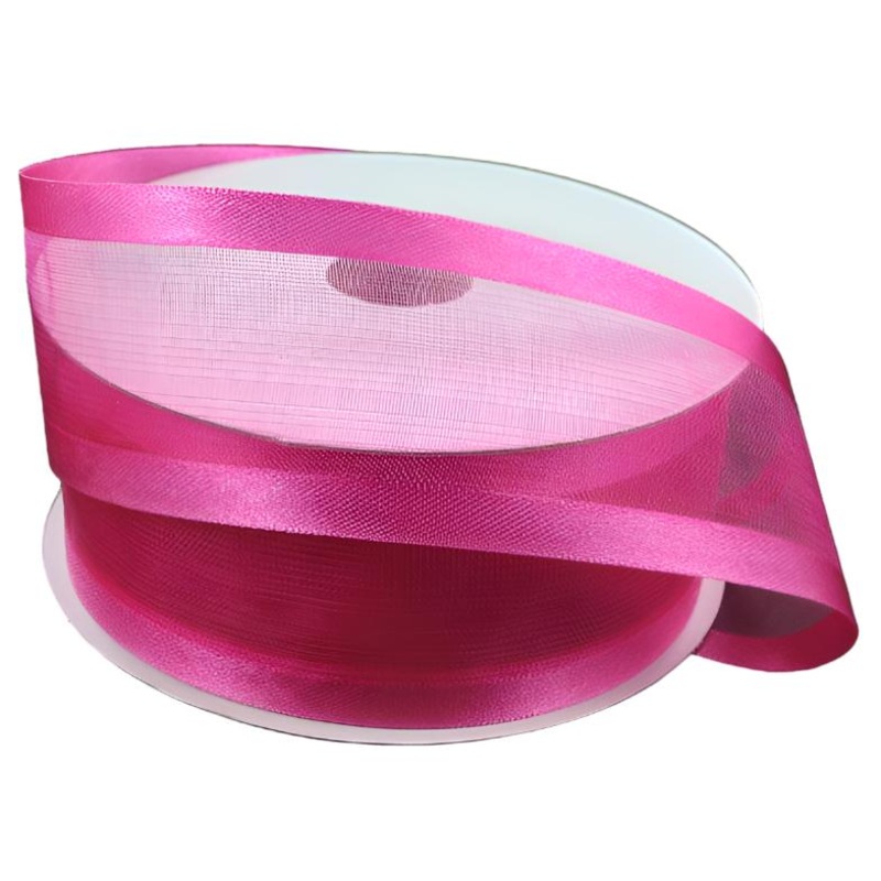 900809-28 (28622) – Satin Edge Sheer #9 – 1.5 x 25yd – Fuchsia